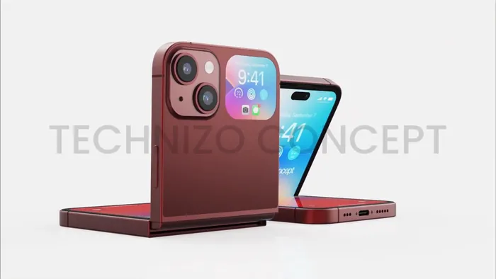 Dù vẫn chưa có những kế hoạch chính thực cho dòng iPhone màn hình gập, tuy nhiên đã có khá nhiều ý tưởng cho chiếc smartphone này. (Ảnh: Technizo Concept)