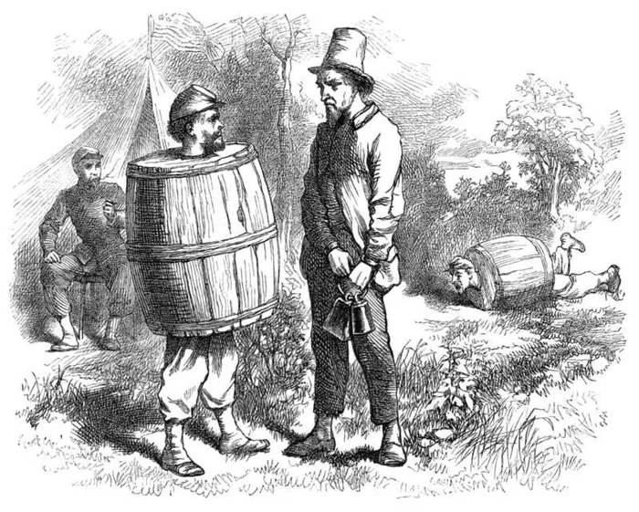 Một trong những biện pháp như vậy là " Áo choàng người say" (Drunkard's Cloak) hay còn được gọi là "Newcastle Cloak," một hình thức hình phạt đặc biệt phổ biến vào thế kỷ 16 và 17.