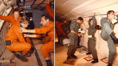 9. Một số phi hành gia nói rằng khi quay trở về Trái Đất, họ thường đánh rơi ly, chén một cách vô thức. Đó là bởi họ vẫn đang quen với điều kiện không trọng lượng ngoài vũ trụ.