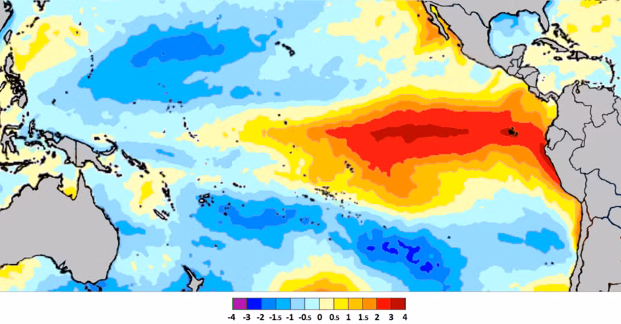 Kết hợp với hiện tượng El Nino, một dạng biến đổi khí hậu tự nhiên, sự gia tăng nhiệt độ trở nên nguy hiểm hơn bao giờ hết.
