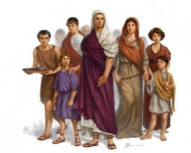 2. Bán con làm nô lệ: Ở Rome thời xưa, người cha có thể bán con cái làm nô lệ, nếu người mua "nô lệ" không cần họ nữa, những người con này có thể trở lại nhà mình.