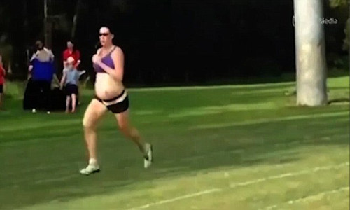 Choáng váng bà bàu tạp chạy ngay truóc khi di dẻ