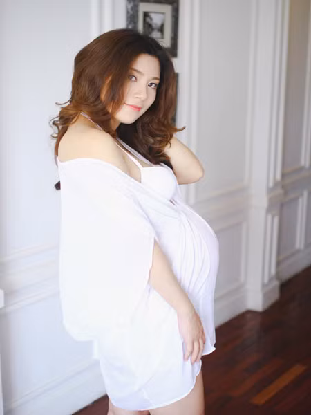 Man nhan truoc ve tuyet my cua ba bau 9 thang-Hinh-2