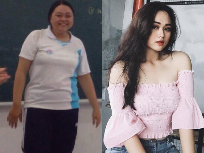 Bi nguoi minh thich khinh miet, co gai giam 40kg trong 9 thang