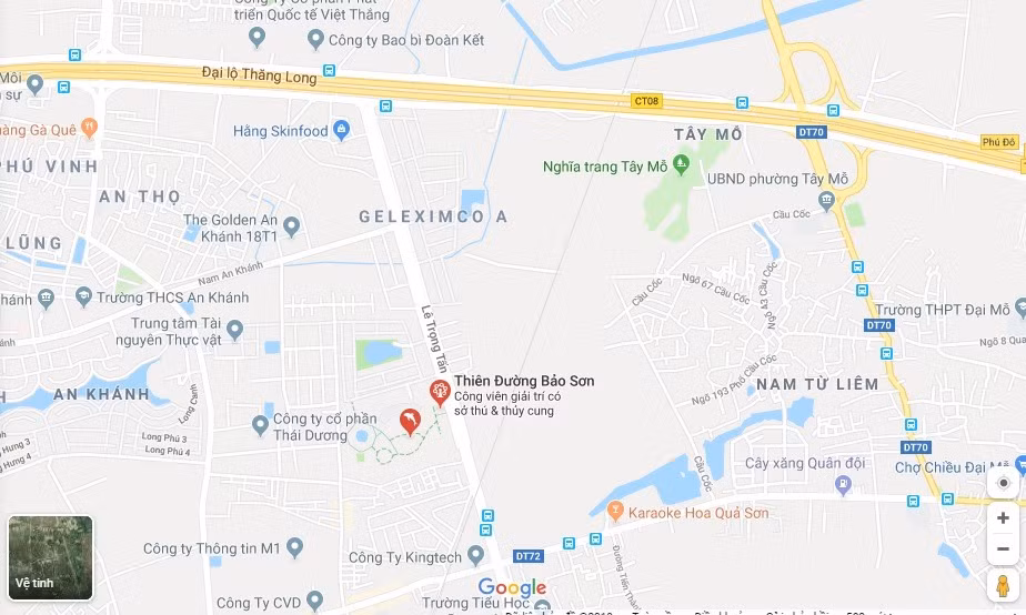Hiện, nguyên nhân xảy ra đám cháy đang được cơ quan chức năng điều tra, làm rõ. (Ảnh Google maps nơi xảy ra đám cháy)
