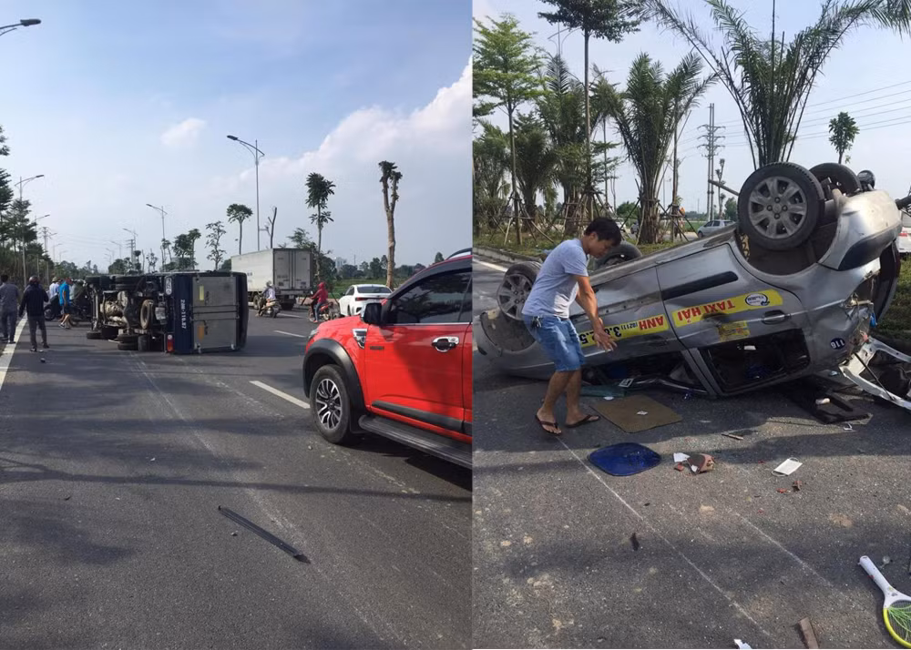 Bat giu tai xe gay tai nan lien hoan roi bo tron khoi hien truong