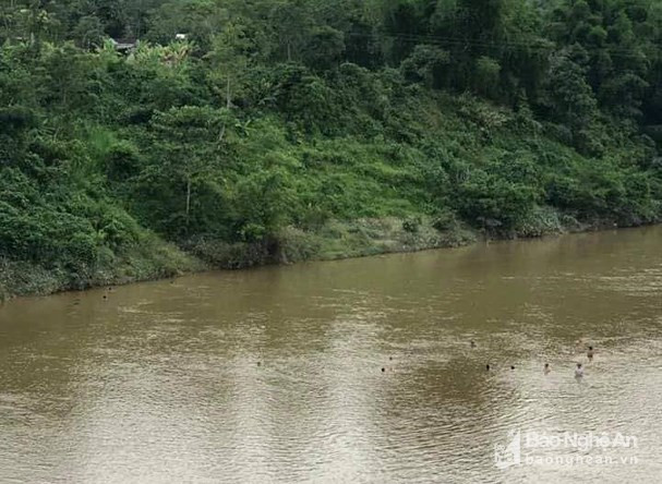 Be gai 7 tuoi bi dong nuoc lon cuon troi khi tam song cung ban