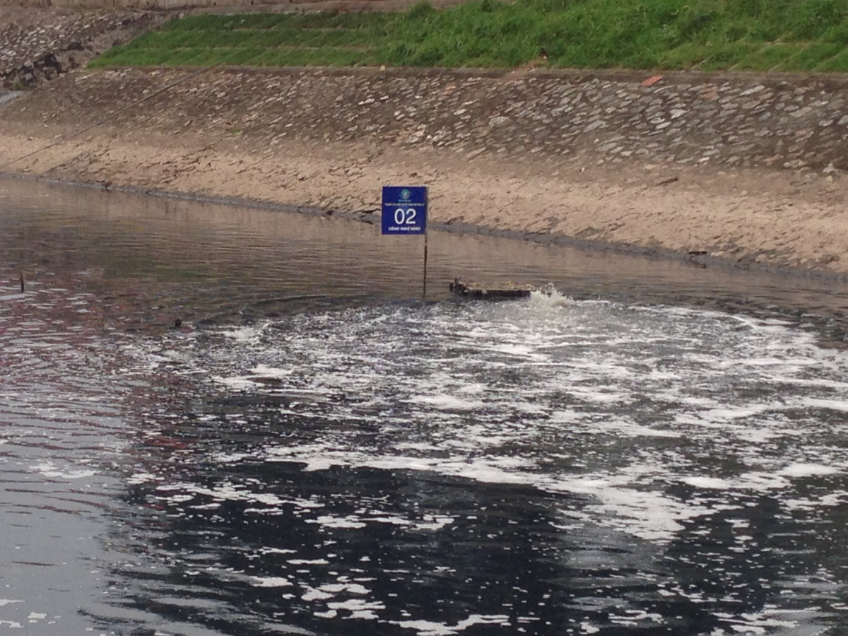 Máy sục khí Nano - Bioreactor Nhật Bản vẫn đang hoạt động.