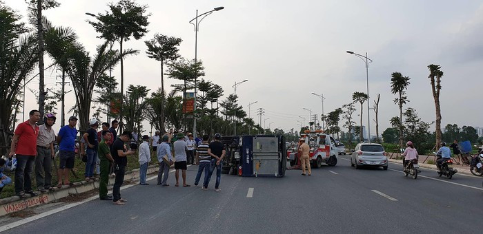 Ngay sau đó, các lực lượng chức năng đã được triển khai để truy bắt chiếc xe ô tô 30E-180.54. (Ảnh: Infonet)