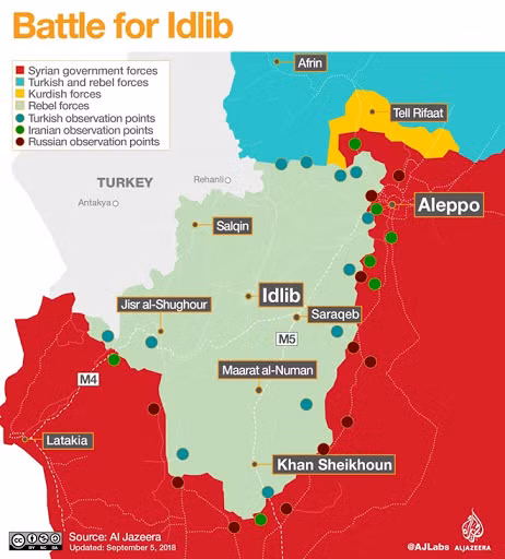 Là "tảng đá cản đường"cuối cùng, trong cuộc nội chiến chống khủng bố của Syria, tỉnh Idlib đầy bất trắc và những diễn biến tình hình có thể thay đổi hết sức nhanh chóng; những tính toán sai lầm của bất kỳ bên nào, cũng có thể dẫn đến những bước ngoặt lớn trên chiến trường Syria.