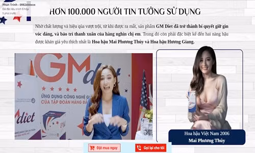 Mai Phuong Thuy xin loi khi lien quan den TPCN quang cao sai pham