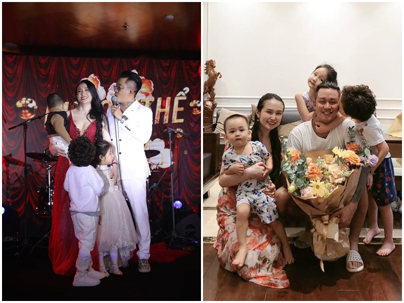 Vợ chồng Tuấn Hưng hiện tại có 3 con chung: 2 trai, 1 gái.