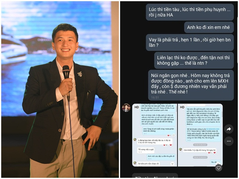 Huỳnh Anh xác nhận vay 200 triệu đồng từ tháng 4/2021 và hứa trả vào ngày 20/4. Nam diễn viên khẳng định anh không có ý định quỵt mà do tình hình làm ăn đang gặp khó khăn, chưa kịp xoay tiền trả. Hiện tại, bài tố Huỳnh Anh bị gỡ bỏ. Trước ồn ào vay nợ, Huỳnh Anh vướng vô số lùm xùm.