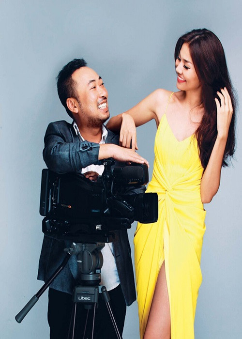 Do hoạt động trong showbiz, Quang Dũng không tránh khỏi việc dính tin đồn tình ái với mỹ nhân Việt. Anh từng bị nghi hẹn hò siêu mẫu Thanh Hằng, kiện tướng dancesport Khánh Thi. Ảnh: Saostar