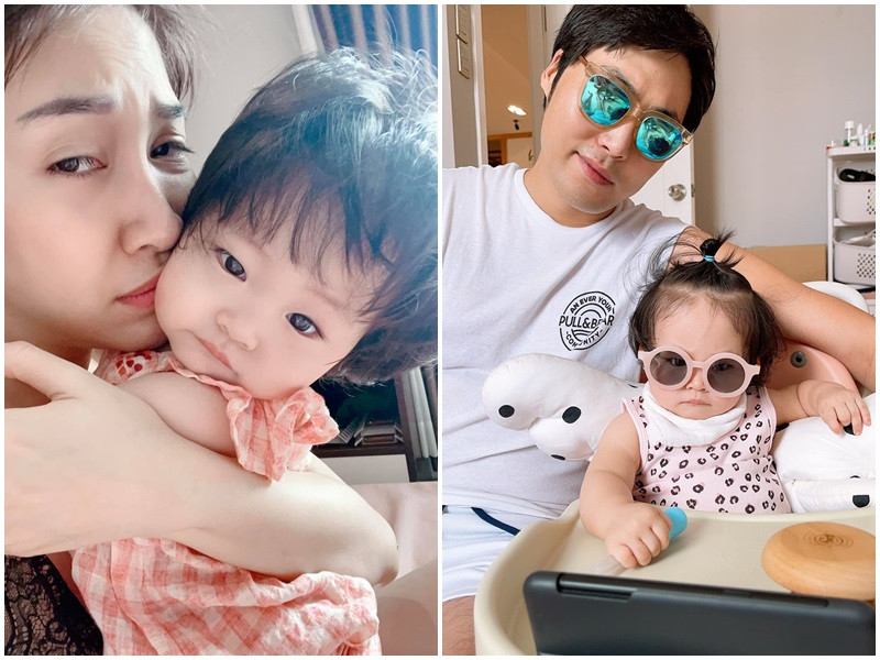 Trong những ngày đầu TP.HCM thực hiện giãn cách toàn thành phố, Pha Lê cùng chồng nấu ăn, chăm sóc, chơi đùa cùng con gái. Nữ ca sĩ còn chia sẻ những khoảnh khắc hài hước của gia đình để làm dịu bớt sự căng thẳng về dịch bệnh.