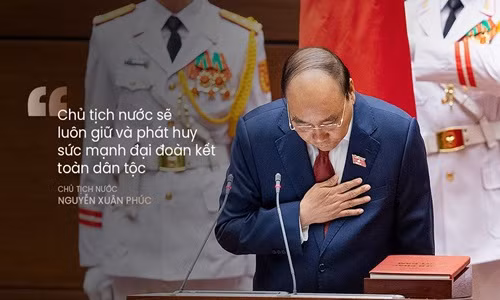 Cam ket cua 4 lanh dao cap cao vua duoc Quoc hoi bau