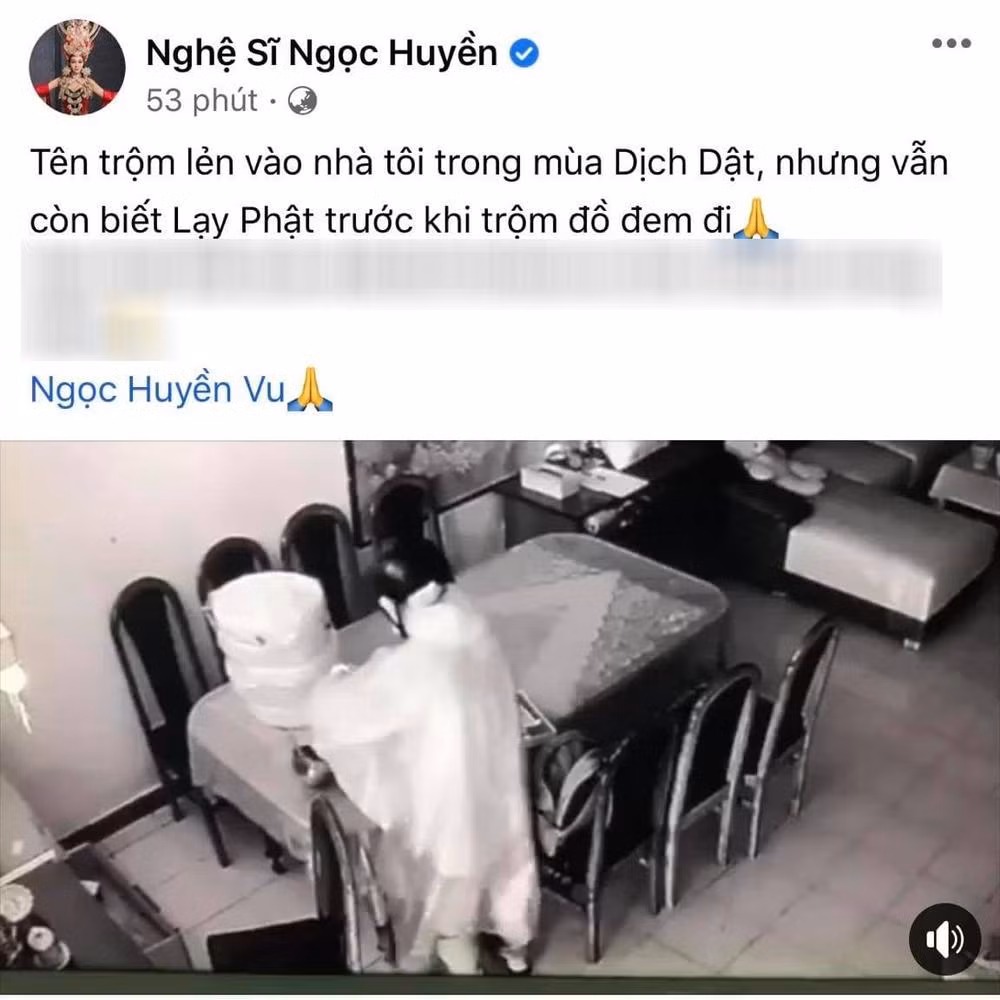 Trom vao nha nghe si Ngoc Huyen, truoc khi lay do con kinh can lay Phat