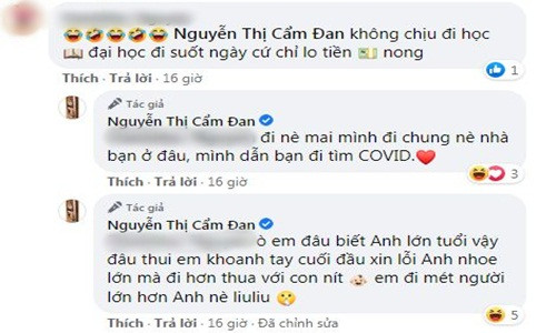 Cam Dan dap tra khi antifan noi “khong lo hoc, chi lo kiem tien”-Hinh-2