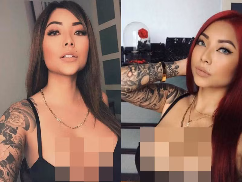 Tình cũ của Binz sinh năm 1996, mang hai dòng máu Việt - Đài Loan. Từ hồi học cấp 2, Cassie sang Mỹ. Cô hiện làm người mẫu hình xăm cho một tạp chí. Ảnh: Thời đại plus