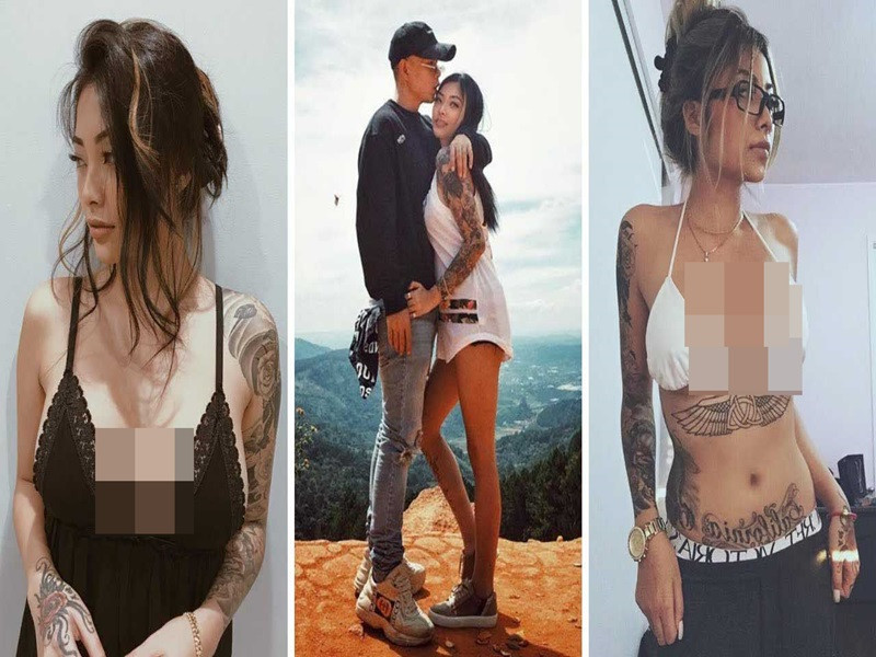 Cassie Trinh Võ là bạn gái cũ của rapper Binz. Khi còn hẹn hò, Binz từng công khai hình ảnh tình tứ bên Cassie. Ảnh: Thời đại plus