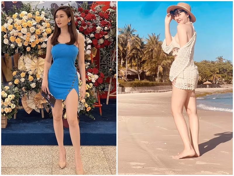 Thanh Hương sinh năm 1988, hơn Hương Giang 1 tuổi. Cả hai đều từng thi nhan sắc.