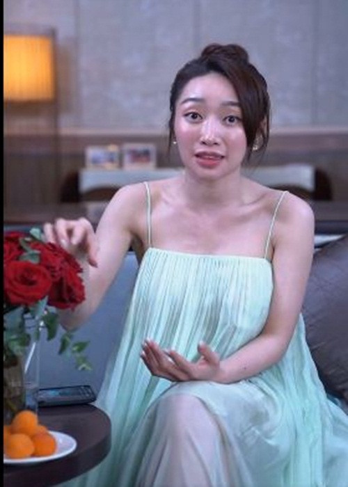 Thùy Chang từng nghén nhẹ nhưng nay sức khỏe đã ổn định.