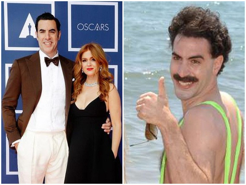Năm 2006, nam diễn viên Sacha Baron Cohen khiến bãi biển Cannes và cả liên hoan phim quốc tế dậy sóng khi diện bộ mankini mà anh từng mặc trong bộ phim "Borat: Cultural learnings of America for make benefit glorious nation of Kazakhstan". Ảnh: Getty Images