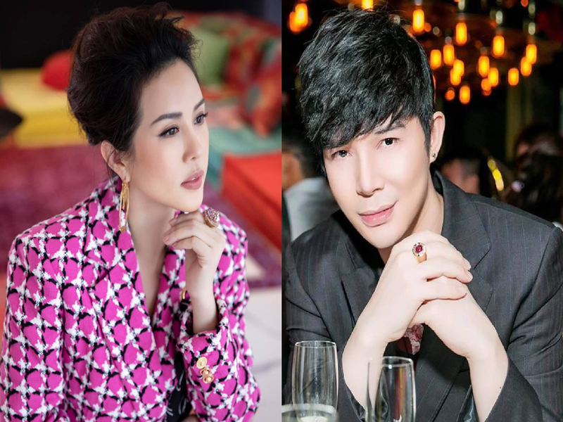 Năm 2020, Thu Hoài bị nghi đá xéo Nathan Lee khi nam ca sĩ chê một số hoa hậu ao làng không bằng người giúp việc. Phía Nathan Lee cho biết anh rất thân thiết với Thu Hoài và không nghĩ đàn chị đáp trả mình. Ảnh: Yeah1