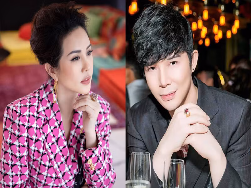 Năm 2020, Thu Hoài bị nghi đá xéo Nathan Lee khi nam ca sĩ chê một số hoa hậu ao làng không bằng người giúp việc. Phía Nathan Lee cho biết anh rất thân thiết với Thu Hoài và không nghĩ đàn chị đáp trả mình. Ảnh: Yeah1