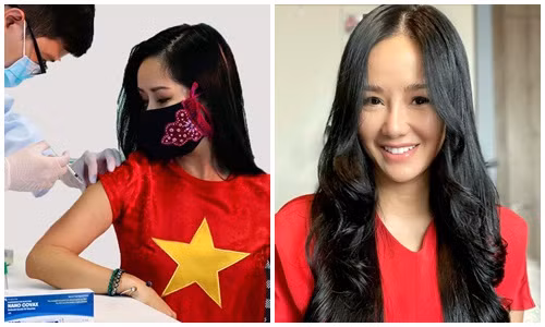 Diva Hong Nhung tiem vac xin cua Viet Nam Nano Covax