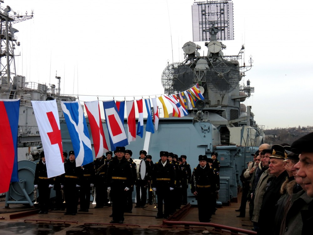 Được đặt lườn từ năm 1971, tàu Kerch chính thức được Liên Xô cho hạ thủy năm 1972 và bắt đầu gia nhập biên chế Hải quân Liên Xô từ năm 1974. Nguồn ảnh: Livejournal.