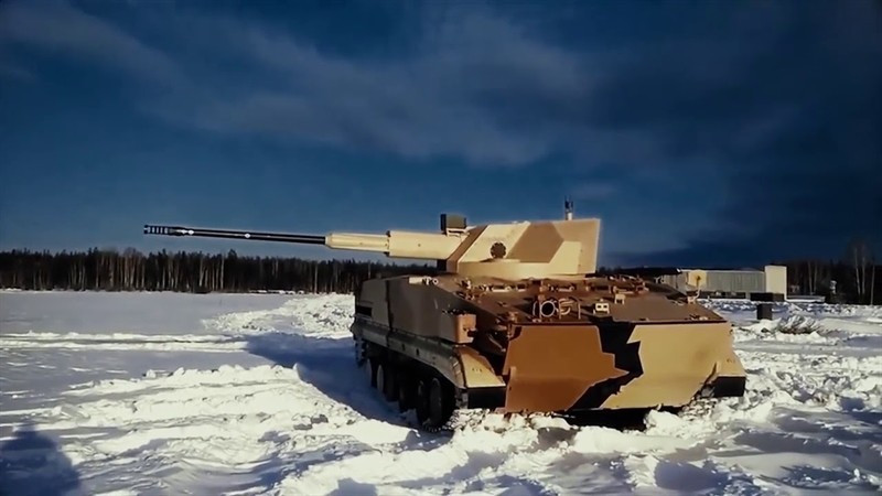 Đó là Baikal AU-220M - cơ cấu pháo phòng không tự hành với hoả lực chính bao gồm khẩu pháo cỡ nòng 57mm có uy lực khủng khiếp nhưng dường như đã bị lãng quên. Nguồn ảnh: Rumil.