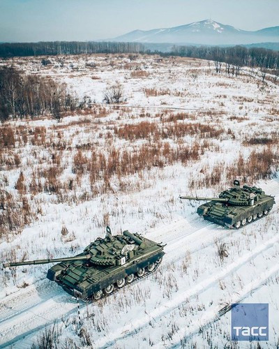 Hiện nay quân đội Nga đang thực hiện chương trình nâng cấp nhiều xe tăng chiến đấu chủ lực T-72B lên chuẩn T-72B3 cũng như nâng cấp T-80BV thành T-80BVM.