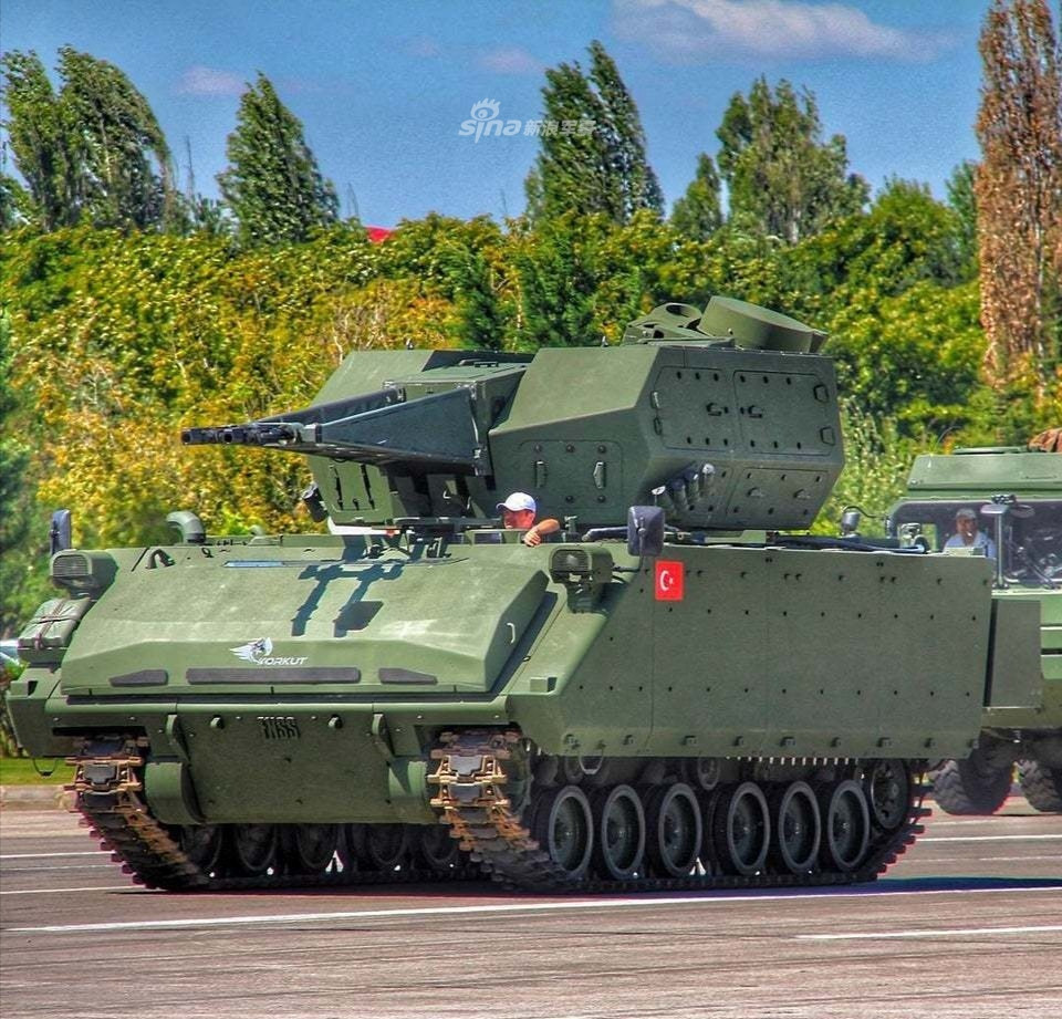 Cuối tuần vừa rồi, Thổ Nhĩ Kỳ đã lên tiếng xác nhận việc nước này vừa chuyển giao "một số lượng lớn" pháo phòng không tự hành Korkut cho lực lượng Liên minh Chính phủ Lybia. Nguồn ảnh: Sina.