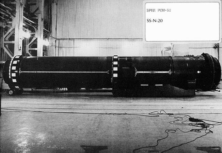 Akula có thể mang được 20 tên lửa đạn đạo xuyên lục địa (ICBM) R-39 (NATO gọi là SS-N-20 Rif) tầm bắn 8.300 km, mỗi tên lửa này lại có khả năng mang theo đầu đạn hạt nhân 500 kT.