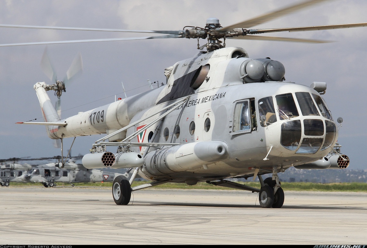 Theo hãng thông tấn AFP, Mexico đã có kinh nghiệm sử dụng trực thăng Mi-17 của Nga trong một thời gian dài. Nguồn ảnh: Amadade.