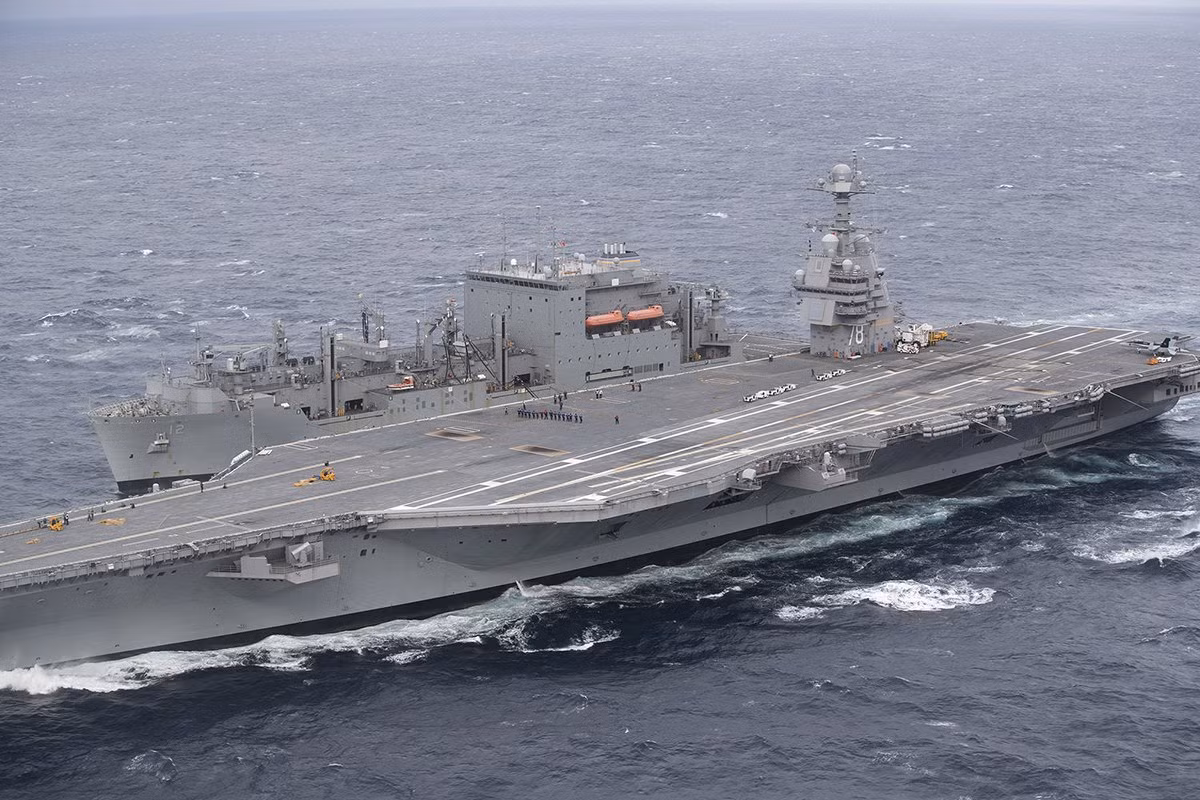 Theo đó, tàu sân bay USS Gerald R. Ford của Hải quân Mỹ "có khả năng tự vệ rất giới hạn" khiến nó "giảm khả năng tự vệ và sống sót khi tham gia thực chiến trên biển". Nguồn ảnh: Pinterest.