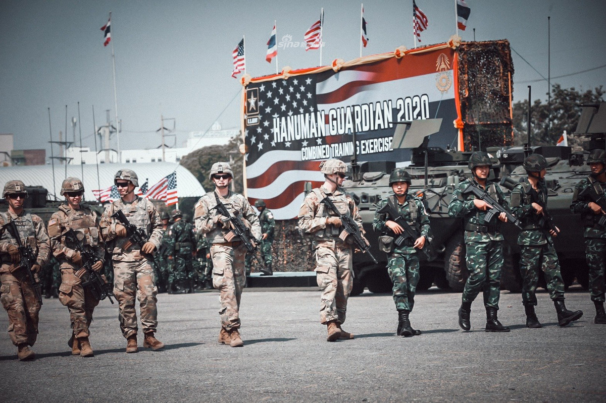 Ba đơn vị chủ lực của Thái Lan tham gia cuộc tập trận bao gồm Lữ đoàn 11, Lữ đoàn 112 và Tiểu đoàn 3 thuộc Bộ binh. Nguồn ảnh: Sina.