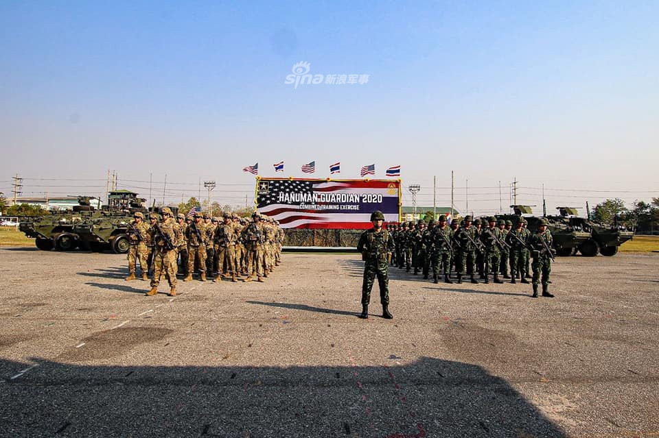 Cuộc tập trận chung giữa Thái Lan và Mỹ vừa mới bắt đầu hôm 24/2 vừa rồi theo giờ địa phương có tên Hanuman Guardian 2020. Nguồn ảnh: Sina.