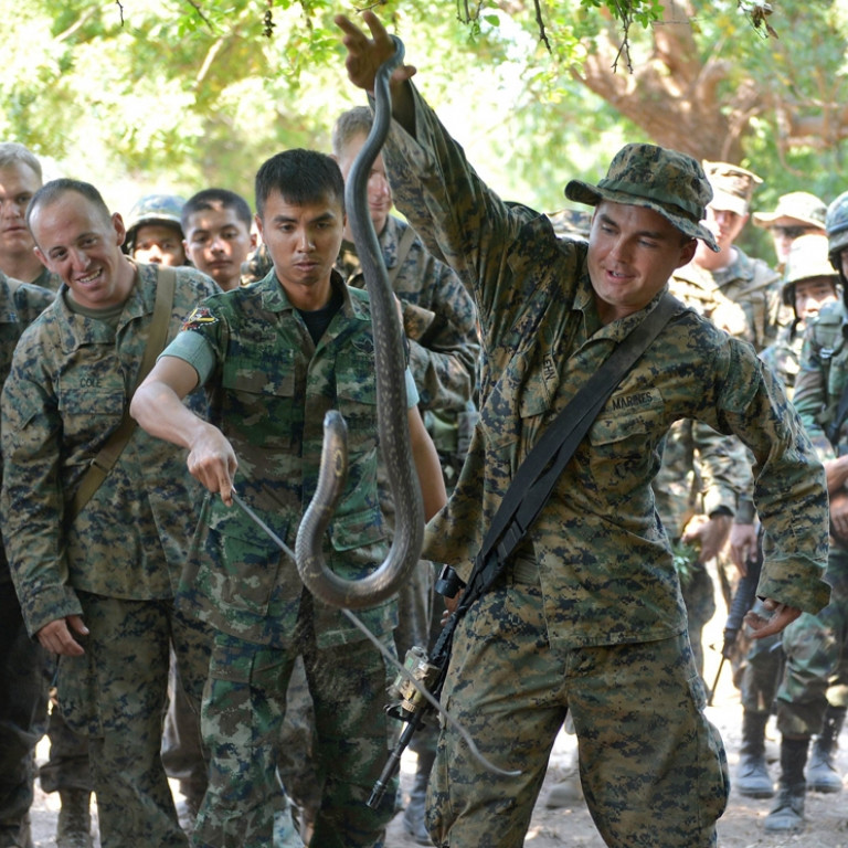 Thái Lan hiện đang là một trong những quốc gia Đông Nam Á có mối quan hệ rất mật thiết với quân đội Mỹ. Hàng năm, quân đội Mỹ luôn có mặt trong các cuộc tập trận chung quy mô lớn được tổ chức ở quốc gia này hoặc ở những quốc gia lân cận. Nguồn ảnh: Sina.