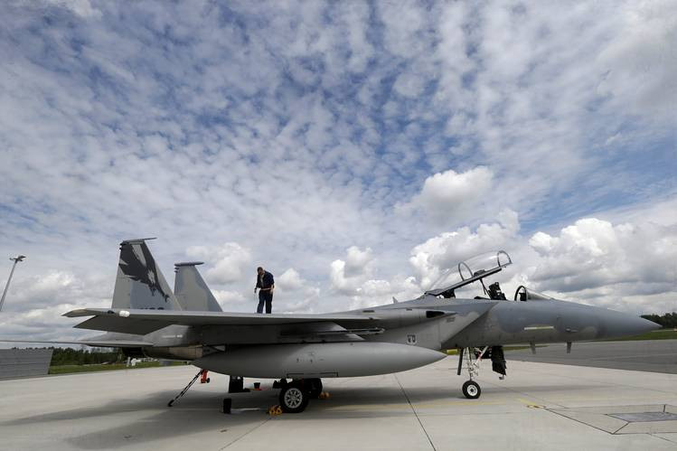 Ngoài ra, trong biên chế của lực lượng Không quân Hàn Quốc còn có 59 chiến đấu cơ F-15E. Nguồn ảnh: Flickr.