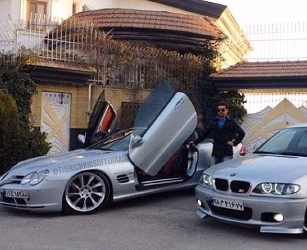 Nếu không nhìn biển số của các siêu xe thì mọi người đều nghĩ các nhân vật xuất hiện trong tài khoản này là những đại gia người Mỹ đang tận hưởng cuộc sống tại Los Angeles. Nhưng rõ ràng, chủ nhân của những tài sản xa xỉ này lại đến từ Tehran, thủ đô Iran. 