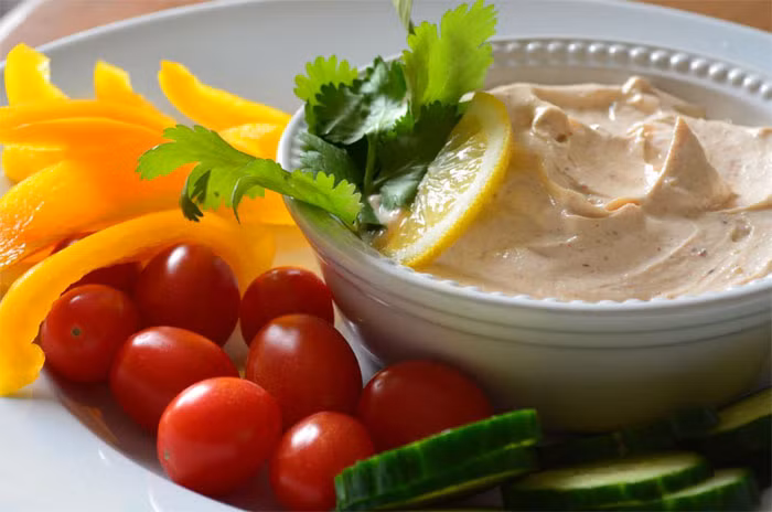 Đây là một món ăn béo ngậy Trung Đông nữa tên là Tahini mà bà Clinton cũng rất thích.