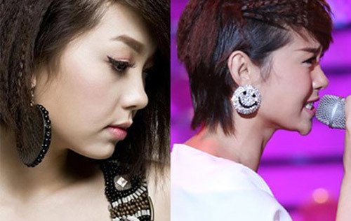 Còn Minh Hằng thì khó mà phủ nhận việc đi độn cằm với bức ảnh nhìn nghiêng này.