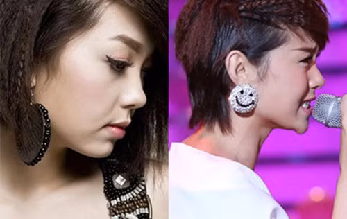 Còn Minh Hằng thì khó mà phủ nhận việc đi độn cằm với bức ảnh nhìn nghiêng này.