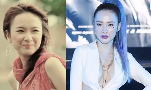 Cằm Angela Phương Trinh trong bức ảnh này trông không hề giống thật.