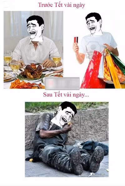 Có mấy đồng lương còm, đốt hết vào mấy ngày Tết.