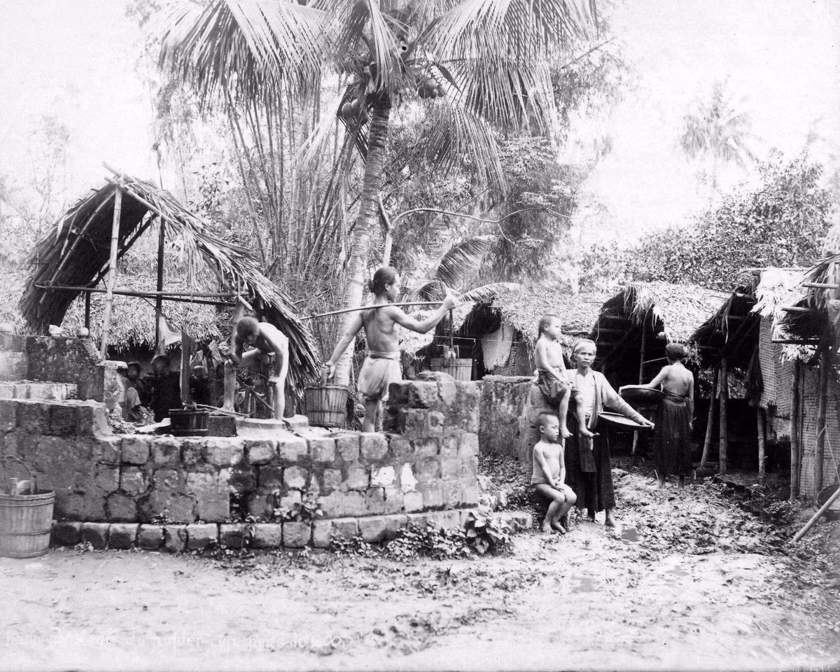 Giếng nước làng giấy Yên Thái. Ảnh tư liệu.