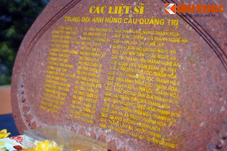 Tên tuổi các anh sẽ được khắc ghi vĩnh viễn vào một trang lịch sử hào hùng của dân tộc Việt Nam.