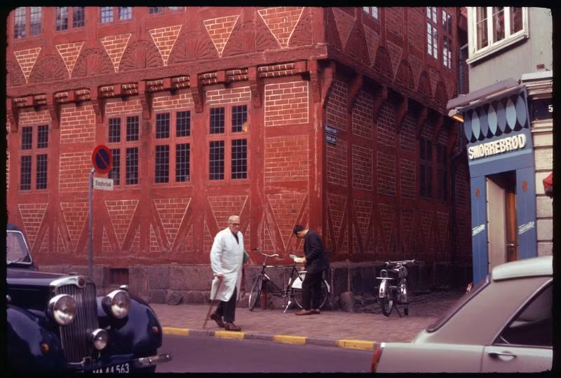 Cảnh đường phố ở thành phố Odense trên đảo Funen của Đan Mạch. Ảnh: Vintag.